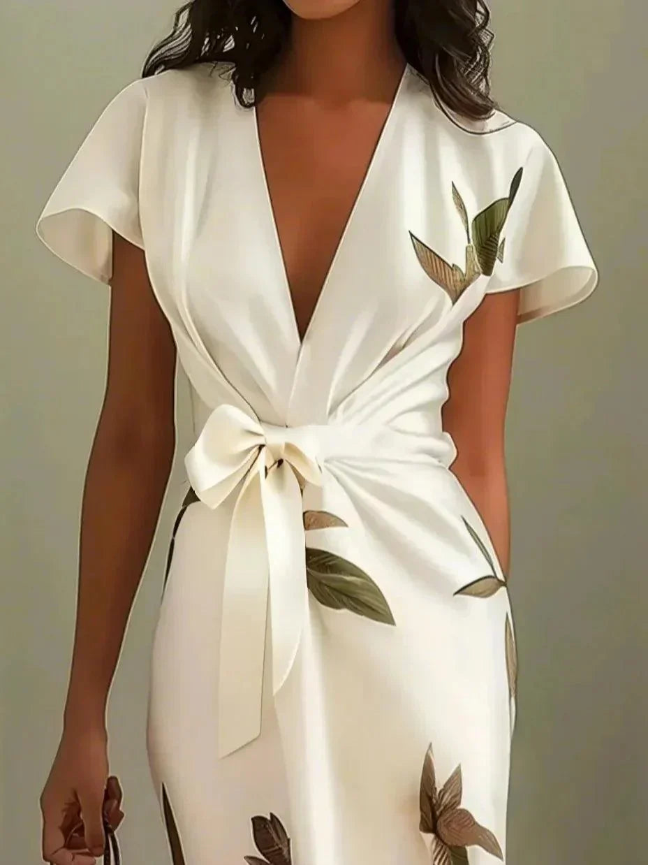 Avery | Satin Wrap Dress