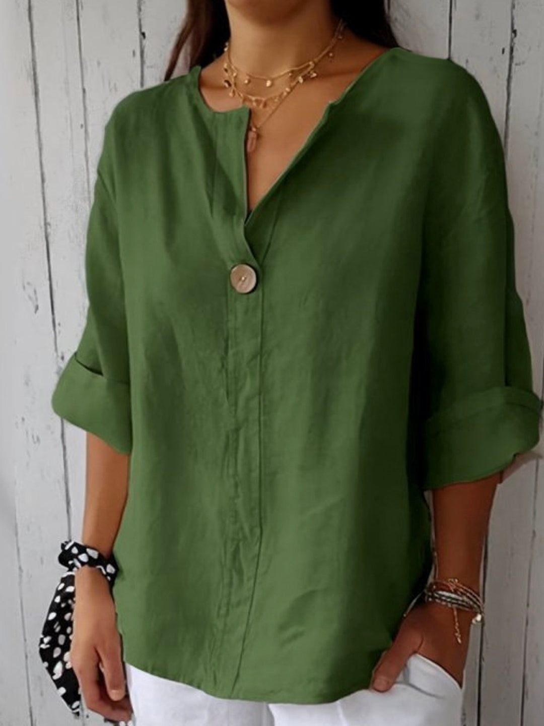 Naomi - Casual V-neck Blouse