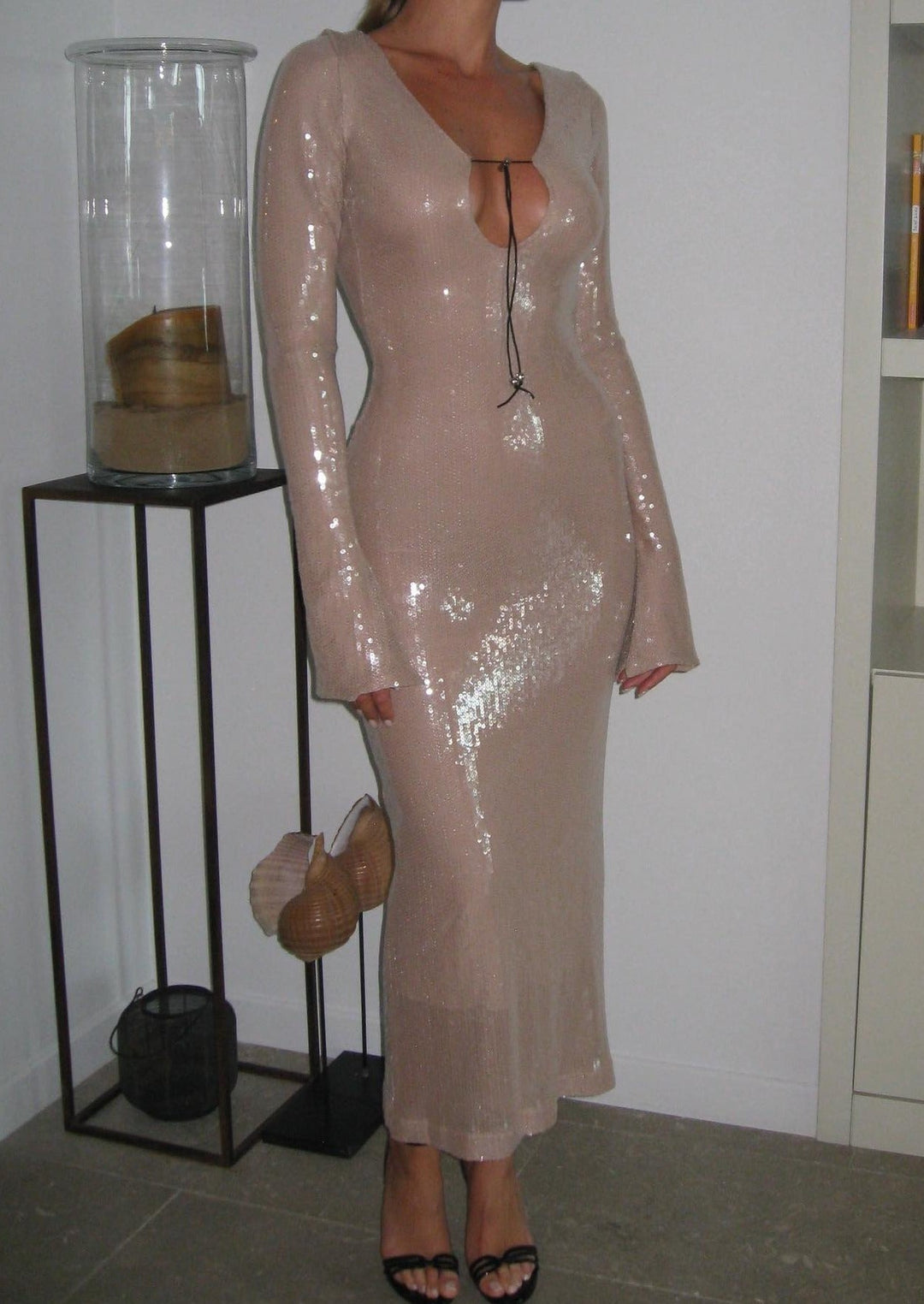 Alaia Dress - Beige