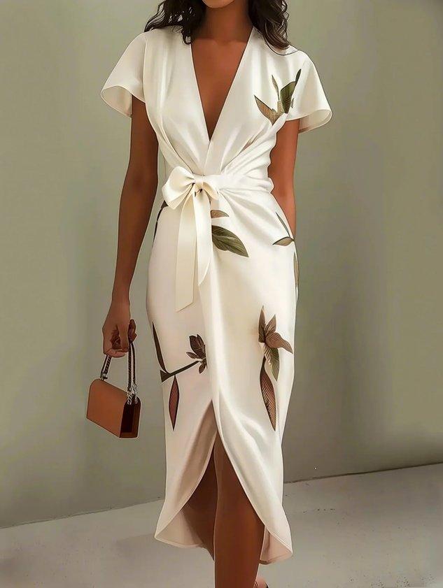 Avery | Satin Wrap Dress