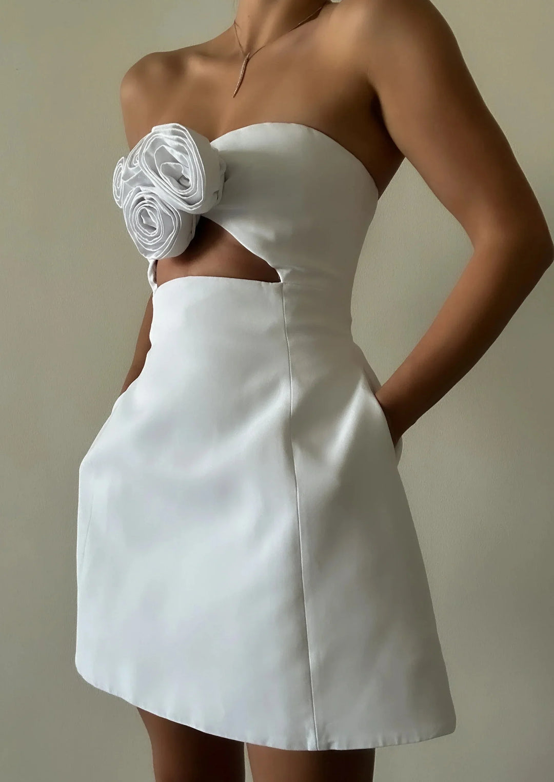 Cannes Dress - White