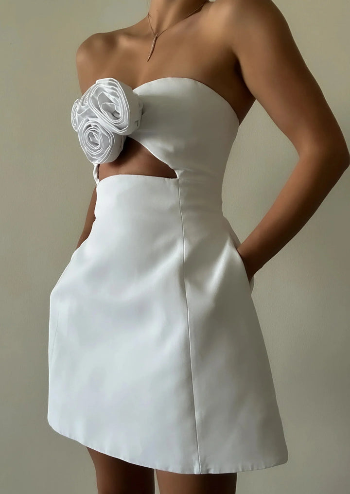 Cannes Dress - White