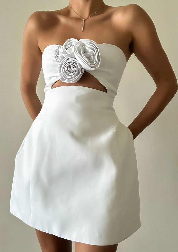 Cannes Dress - White