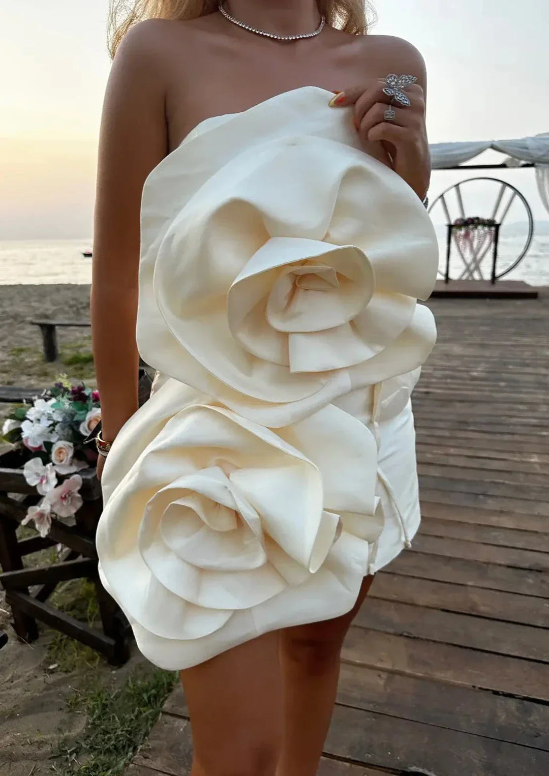 Ella Dress - Ivory