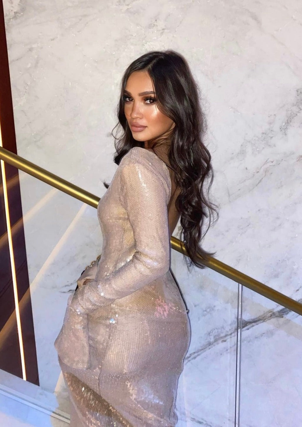 Alaia Dress - Beige