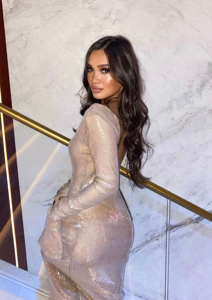 Alaia Dress - Beige