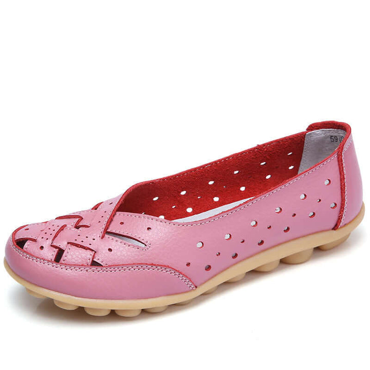 Elane - Breathable Leather Orthopedic Loafers