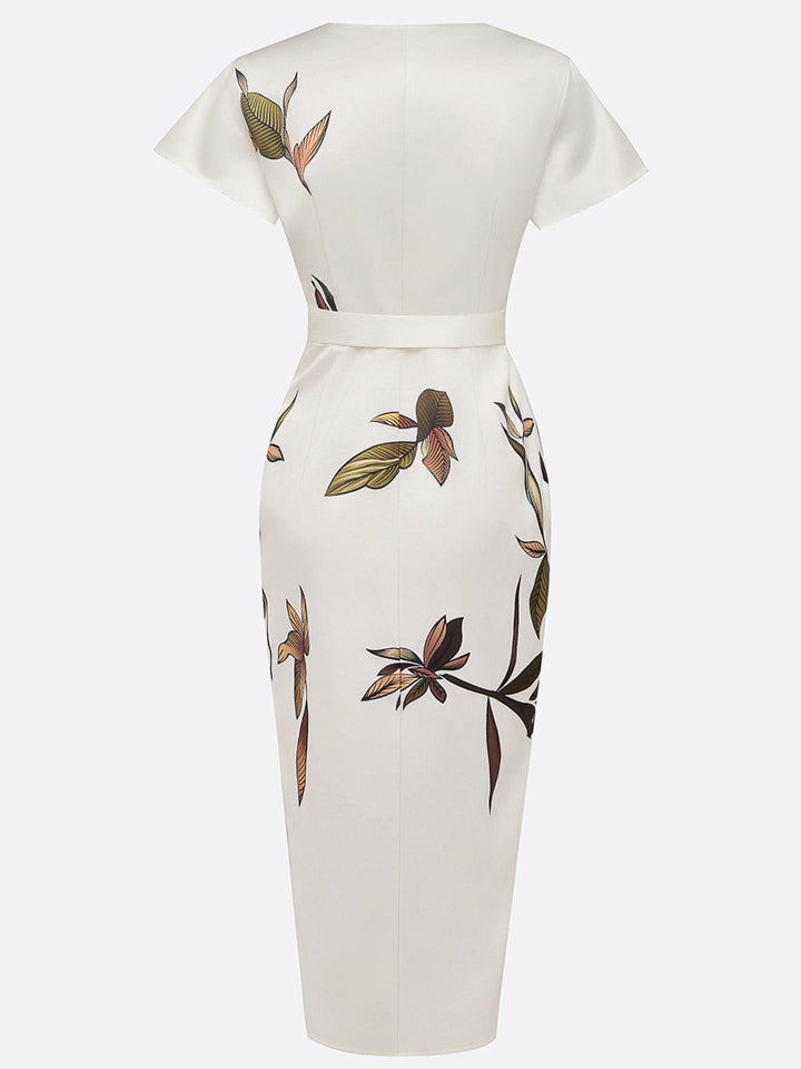 Avery | Satin Wrap Dress